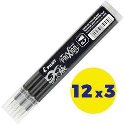 Pilot 075300301 Rollerball Pen Refill Black Ink 3 Pack