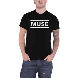 Muse Unisex T-Shirt/White Logo (X-Large)