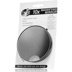 RIO 10x Magnifying Mirror Magnifying Cosmetic Mirror with Suction Cups