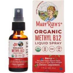MaryRuth Organics Organic Methyl B12 Liquid Spray Berry 1500 mcg. 1 fl. oz