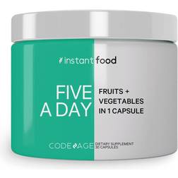 Codeage InstantFood Five A Day Fruits Vegetables In 1 Capsule 30 Capsules