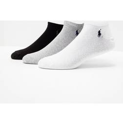 Polo Ralph Lauren Ghost Socks 3-pack - Black/White/Grey