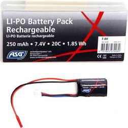 ASG LiPO Batteri 7,4V 250mAh 20C