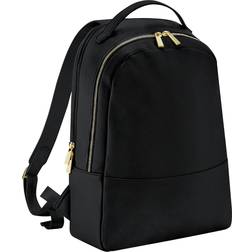 BagBase Boutique Leather-Look PU Backpack - Black