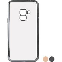 Ksix "Mobilfodral Galaxy A8 2018 Flex Metal (Färg: Rosa)