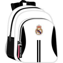 Real Madrid C.F. School Bag White Black