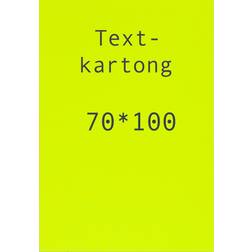 NORDIC Brands Textkartong 70x100cm matt gul
