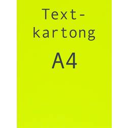 NORDIC Brands Textkartong A4 260g fluor gul