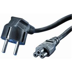 Roline Power Cable CEE7/7 to C5. Black. 5.0m