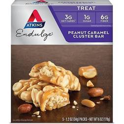 Atkins Endulge Bar Peanut Caramel Cluster 5 Bars 1 st