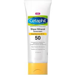 Cetaphil Sheer Mineral Sunscreen Broad Spectrum SPF50 89ml