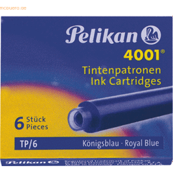 Pelikan Reservoarpatron/Bläckpatron TP/6 4001 Kungsblå (Royal Blue) 6/fp
