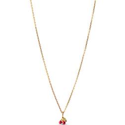 ENAMEL Copenhagen Cherry Necklaces - Gold/Red