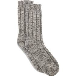 Birkenstock Cotton Twist Womens Fashion Socks - Light Grey