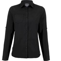 Craghoppers Women's Expert Kiwi Long Sleeved Shirt - Black