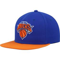 Mitchell & Ness New York Knicks Team Two-Tone 2.0 Snapback Hat Men - Blue/Orange