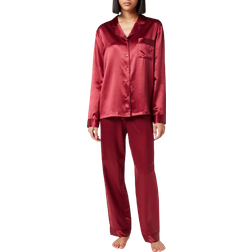 ESPA Freya Silk Pyjamas - Claret Rose