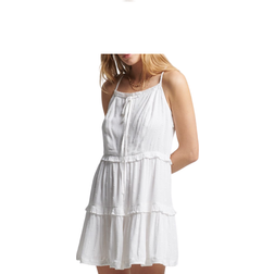 Superdry Vintage Broderie Cami Dress - White