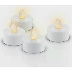 Goobay Tea Lights with Timer white LED-ljus 3.7cm 4st