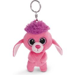 NICI Glubschis Schlüsselanhänger Pudel Mookie 9cm 45549 Keyring Poodle, Pink/Purple