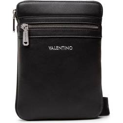 Valentino Bags Plain Logo Messenger Bag - Black