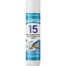 Badger SPF 15 Active Mineral Sunscreen Lip Balm