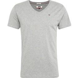 Tommy Hilfiger V-Neck T-shirt - Lt Grey Htr
