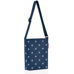 Reisenthel Unisex Adults’ Bolso bandolera S Mixed dots-Blue Shopping Bag, Lunares Azules Mixtos