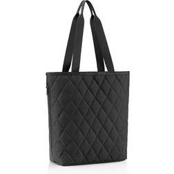 Reisenthel Unisex Adults’ Classic Shopper M Black Shopping Bag, Rhombus Noir, Medium