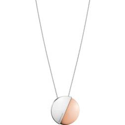 Calvin Klein Spicy Necklace - Silver/Rose Gold