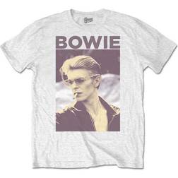 David Bowie: Unisex T-Shirt/Smoking (Retail Pack) (Small)