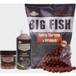 Dynamite Baits Big Fish Spicy Shrimp & Prawn Boilies 15mm 1.8kg