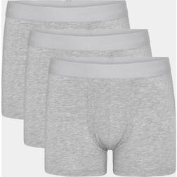 JBS Boy's Underpants 3-pack - Light Gray Melange