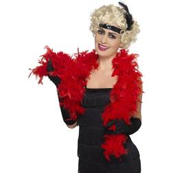 Smiffys Feather Boa Red