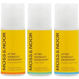 Moss & Noor After Workout Deo Roll-on Mixed 60ml 3-pack