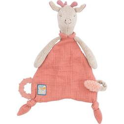 Moulin Roty Giraffe Comforter with Pacifier Holder