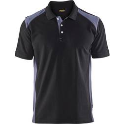 Blåkläder Mens Polo Shirt - Black/Grey