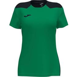 Joma Short Sleeve Women Championship Vi T-shirt - Green/Black