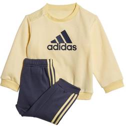 adidas Infant Badge of Sport Jogger Set - Almost Yellow/Shadow Navy (HM8942)