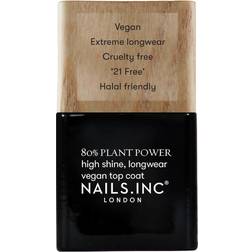 Nails Inc Plant Power Nail Varnish Top Coat 14ml