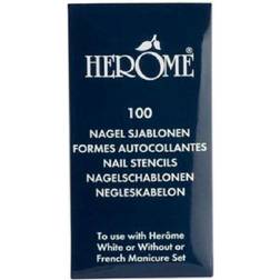 Herome Nail Templates French Manicure 100 Pieces 100-pack