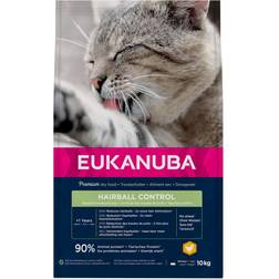 Eukanuba Adult Hairball Control Chicken Cat Food 10kg