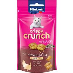 Vitakraft Kattgodis Crispy Crunch Kalkon/Chia 60g