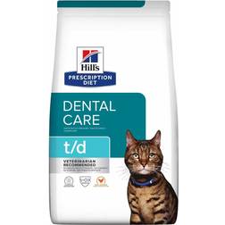 Hills Diet t/d Dental Care Dry Cat Food with Chicken 3kg