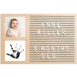 Pearhead Babyprints Wooden Letterboard Picture Frame