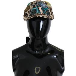 Dolce & Gabbana Leopard Pattern Sequin Design Men's Cap