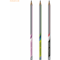 Herlitz Pencils My.Pen HB 2 Pieces, HB, Multifärg, Triangulär, 49 mm, 235 mm, 8 mm
