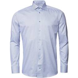 Eton Mellanblå denimskjorta – Button down