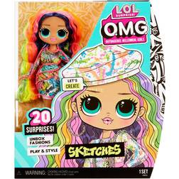LOL Surprise Omg Sketches Fashion Doll with 20 Surprises