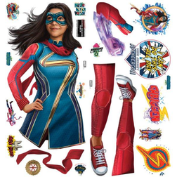Roommate Blue Ms Marvel Giant Wall Decals